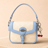 کیف زنانه COACH چرم طرحدار به همراه بند بلند